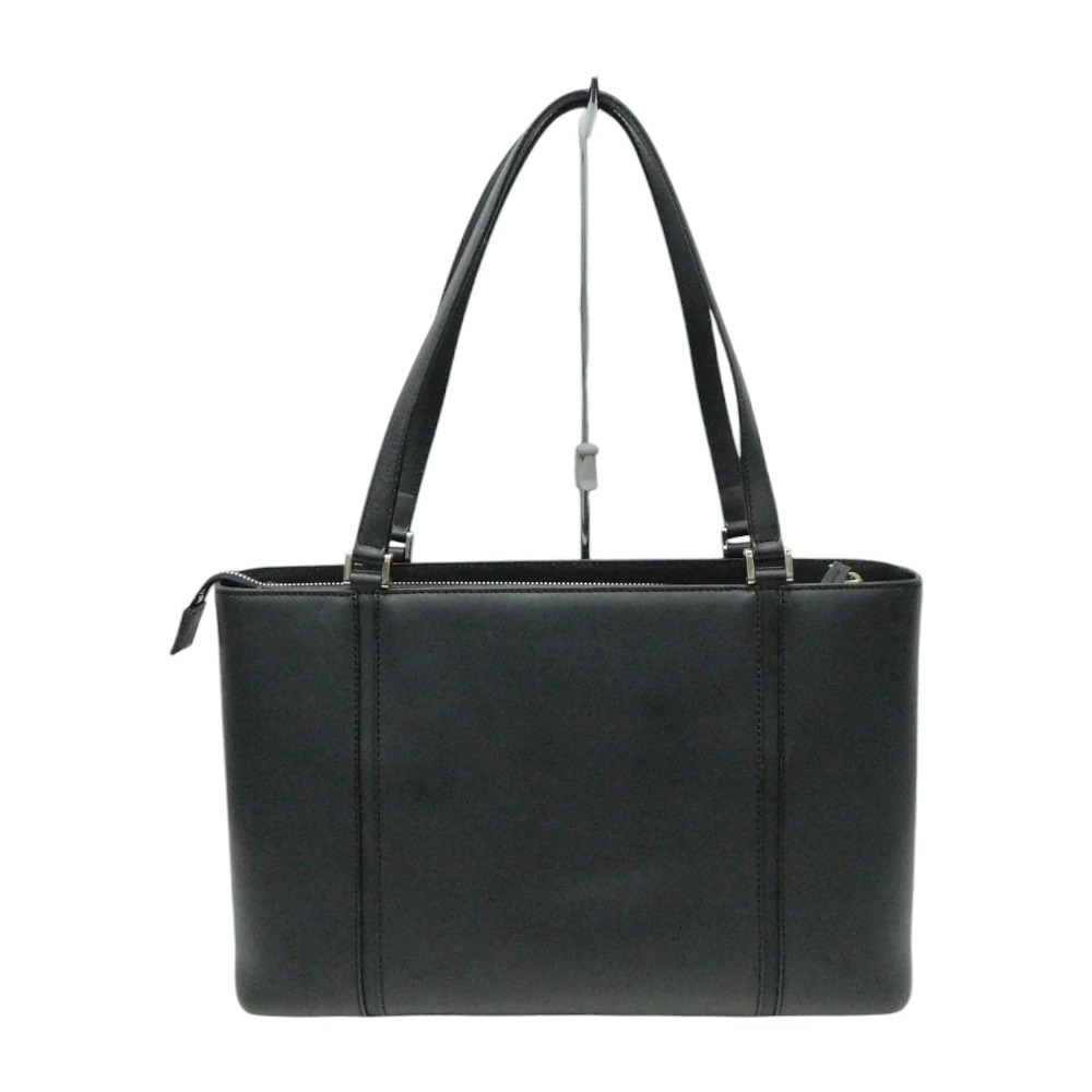 Burberry Nova black Check tote bag shoulder business leather Black